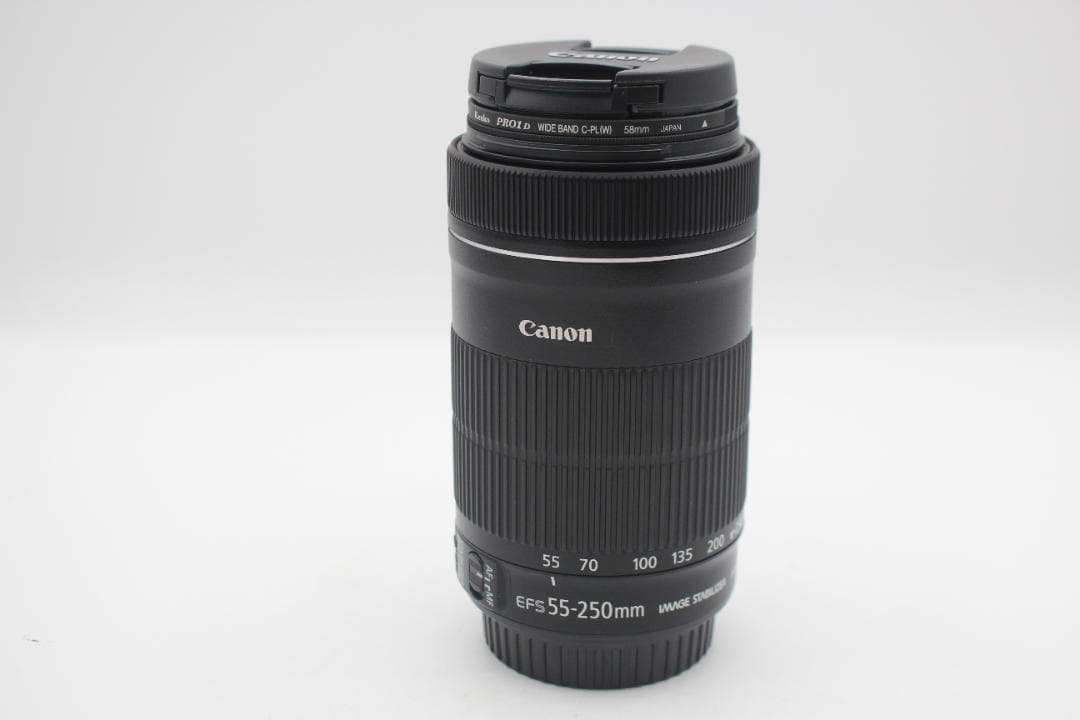 極上品◆Canon EF-S 55-250mm F4-5.6 IS STM◆27