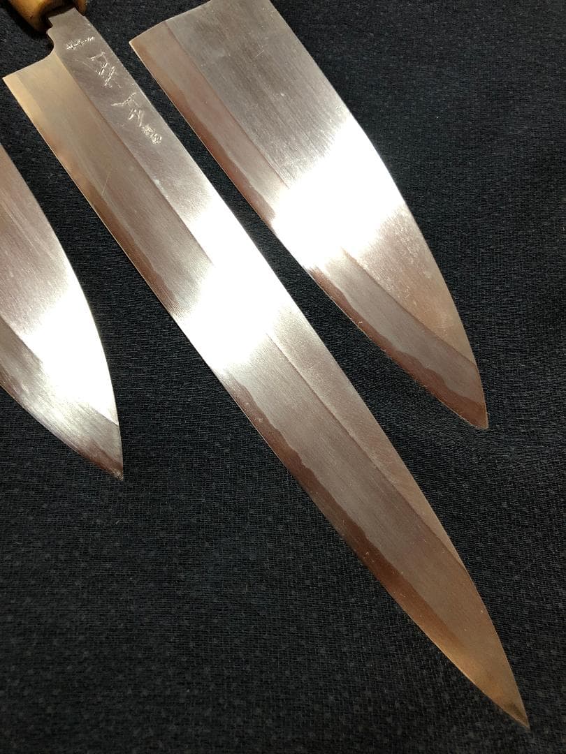 【研ぎ済み】玉白鋼・水牛口　正本　出刃包丁　柳刃包丁　刺身包丁　和包丁　釣り
