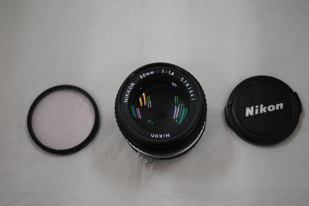 []Nikon　NIKKOR　50mm　1:1.4　レンズ　ジャンク