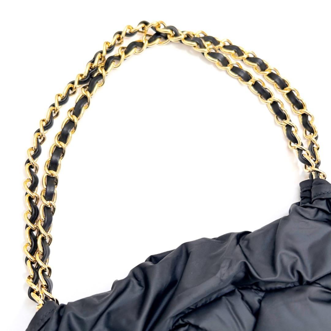 【美品 保存袋付】VIOLAd'ORO ナイロン チェーンハンドル V-8788