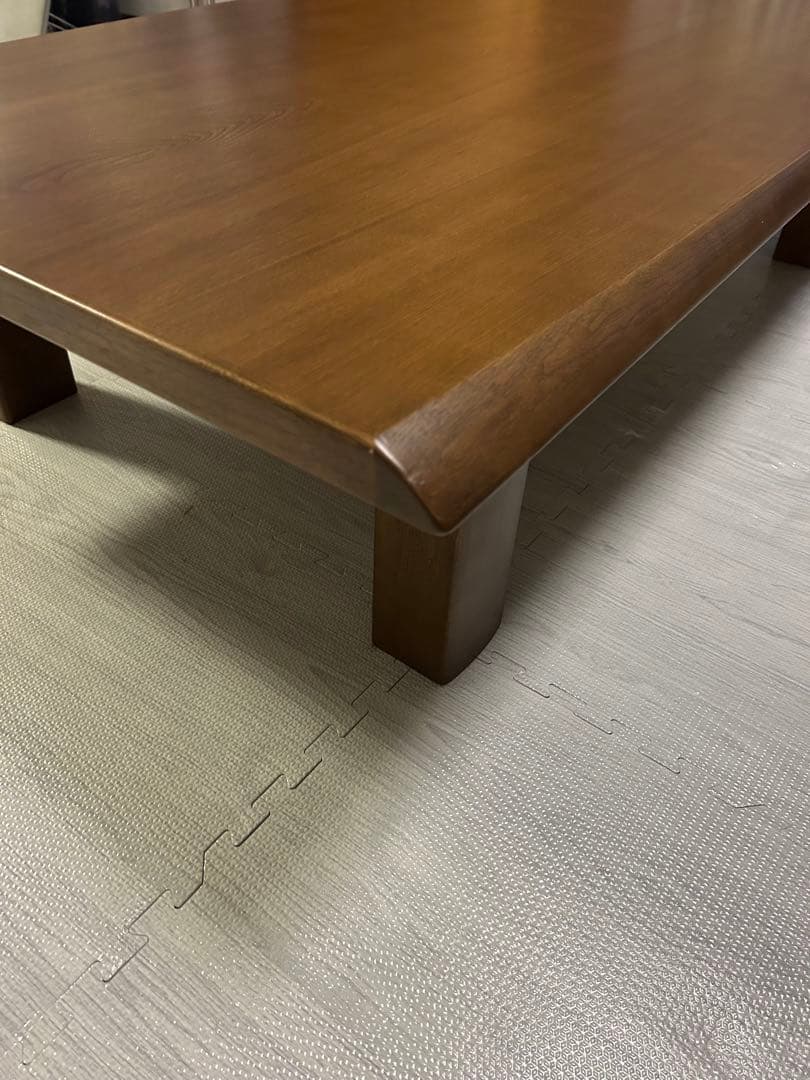 【美品・カリモク】暖房器付　高級こたつ座卓・こたつテーブル　木製　長方形