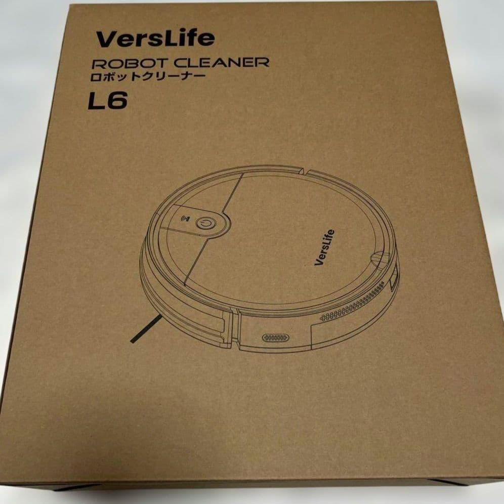 新品ロボット掃除機 VersLife L6 水拭き 両用 3000Pa 強力吸引