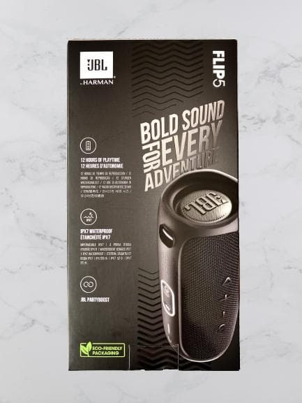 新品 未使用 JBL FLIP5 ポータブルスピーカー JBLFLIP5BLK