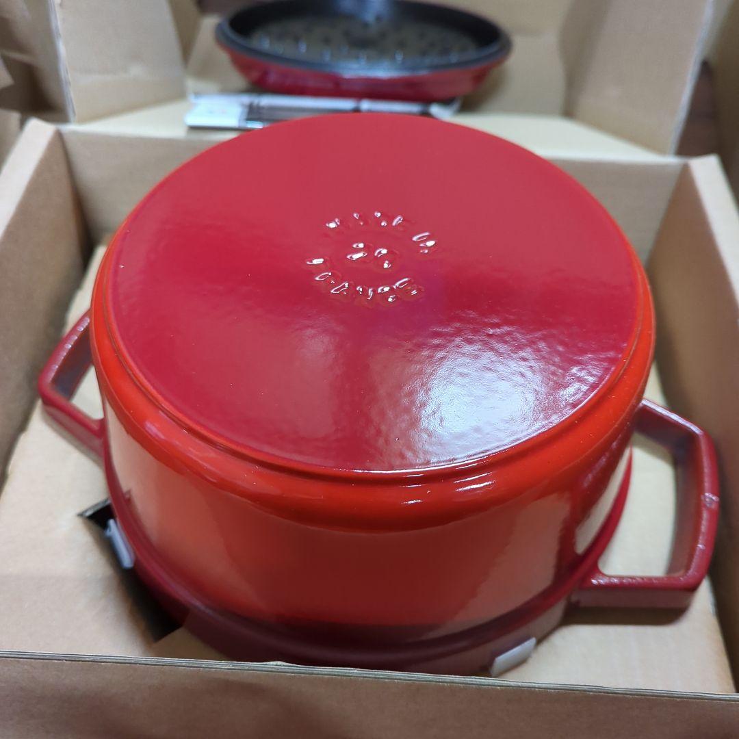 ストウブ STAUBピコ ココット ラウンド 20cm チェリZ1033-330