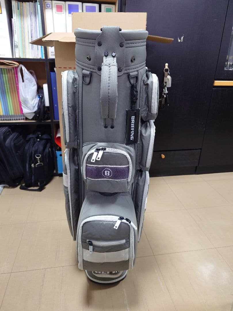 BRIEFING ゴルフキャディバッグ グレー