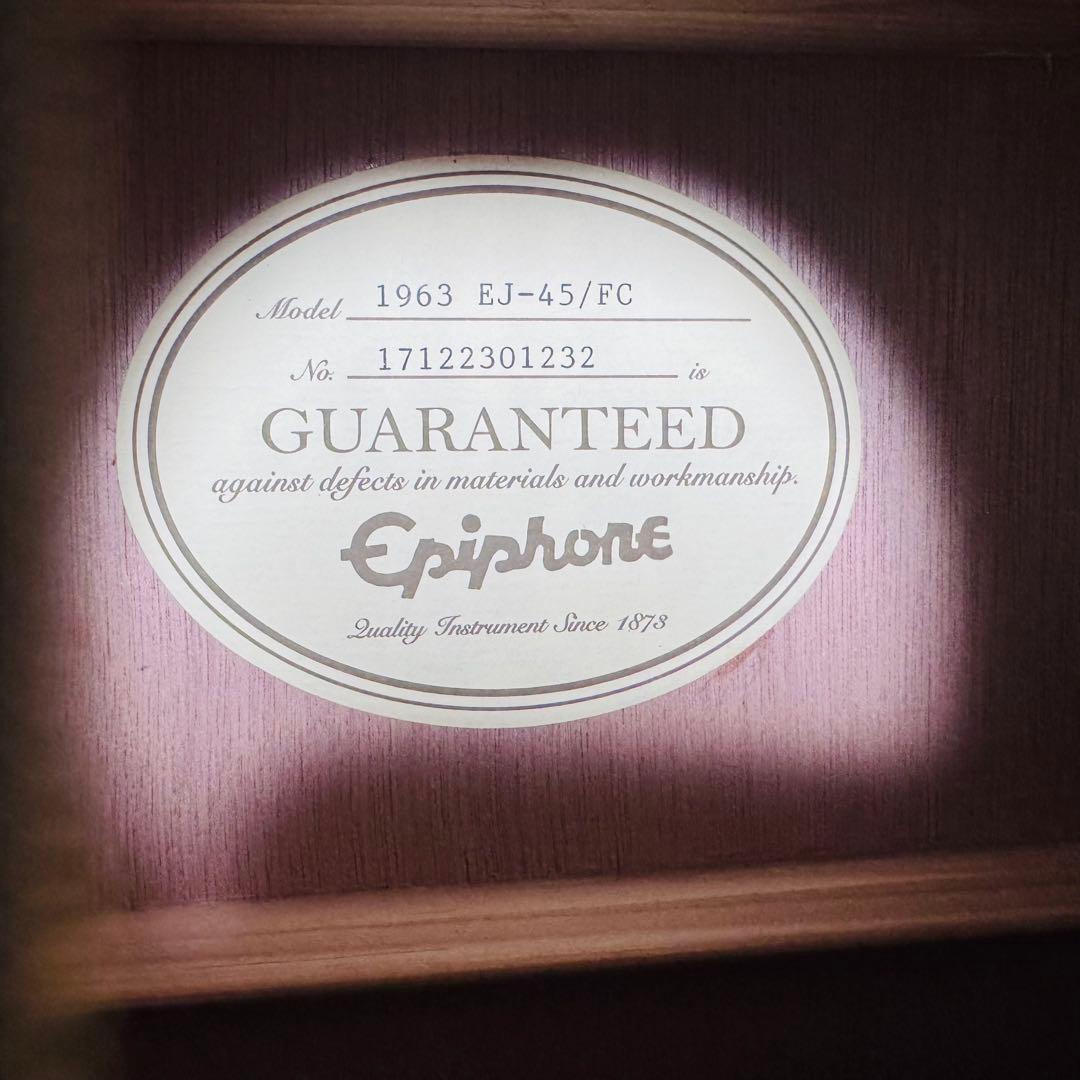 Epiphone EJ-45 FC アコースティックギター　1963