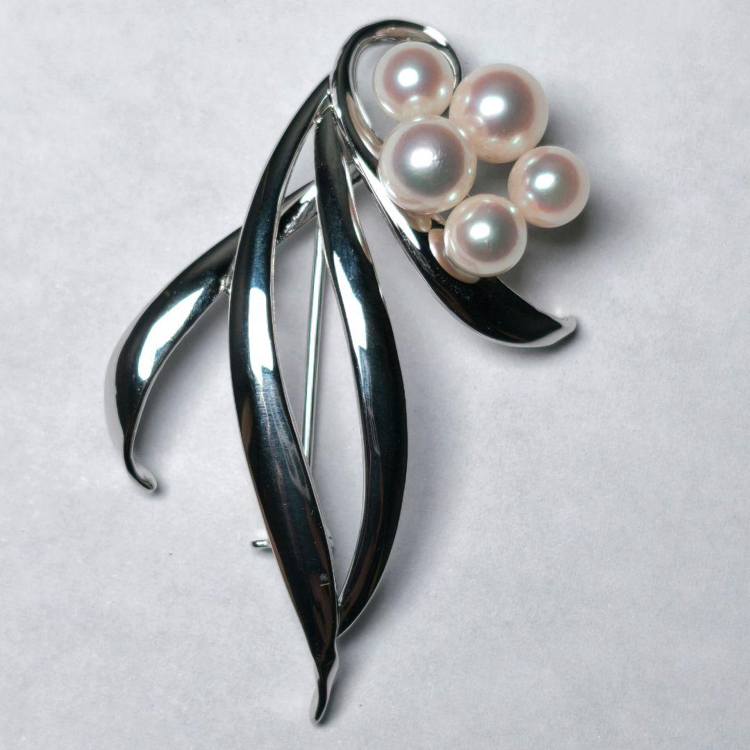 【美品 最高級!!】ミキモト ブローチ パール フォーマル 正規品 皇室御用達