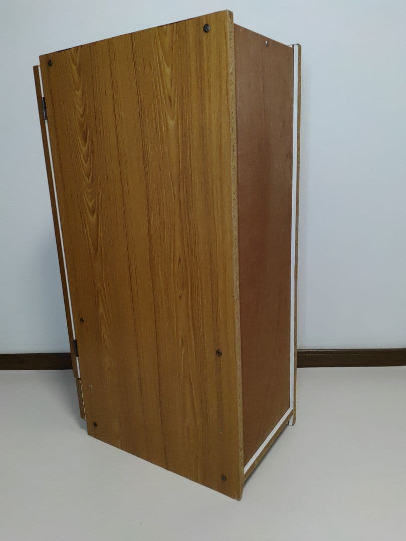 昭和レトロ 古家具 木製棚 引き出し付き 書類入れ カルテケース