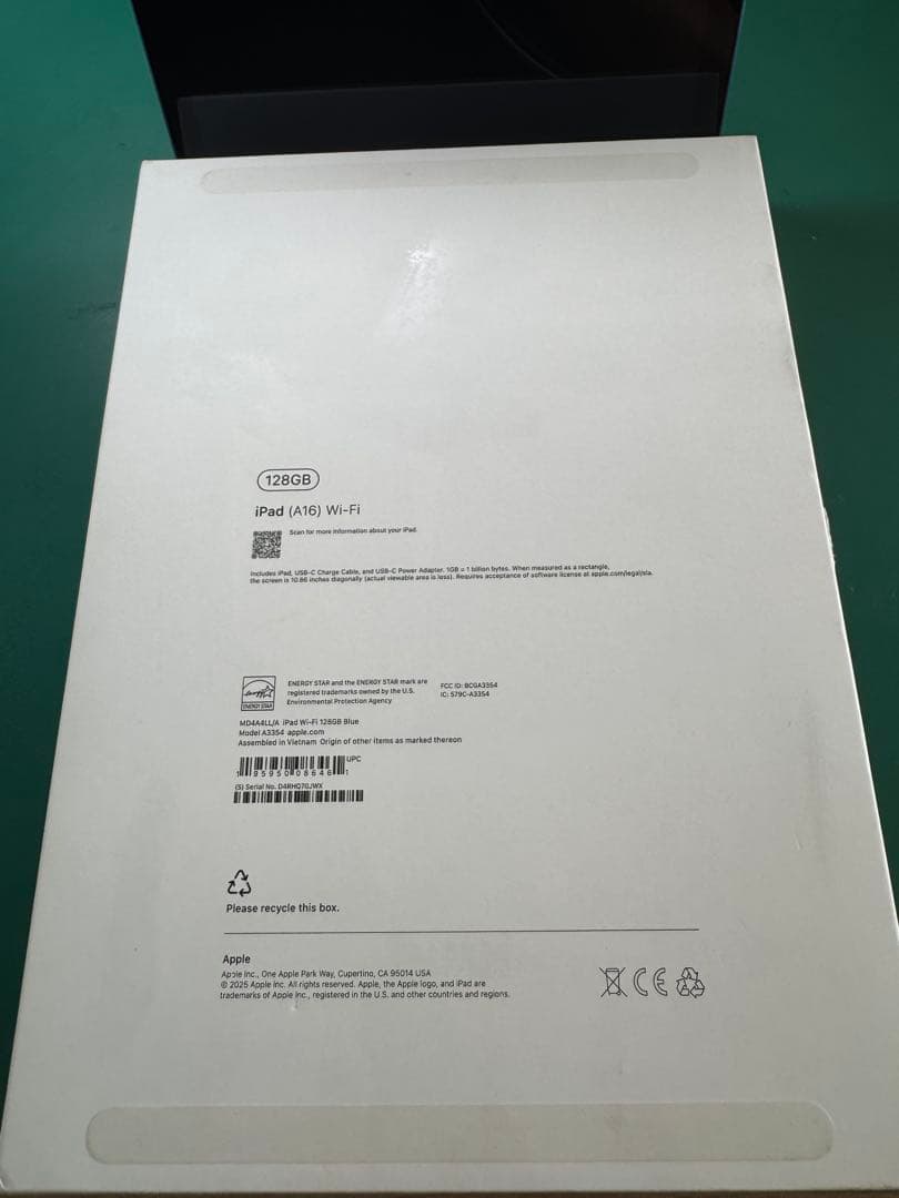 iPad (A16) Wi-Fi ブルー 128GB ジャンク品