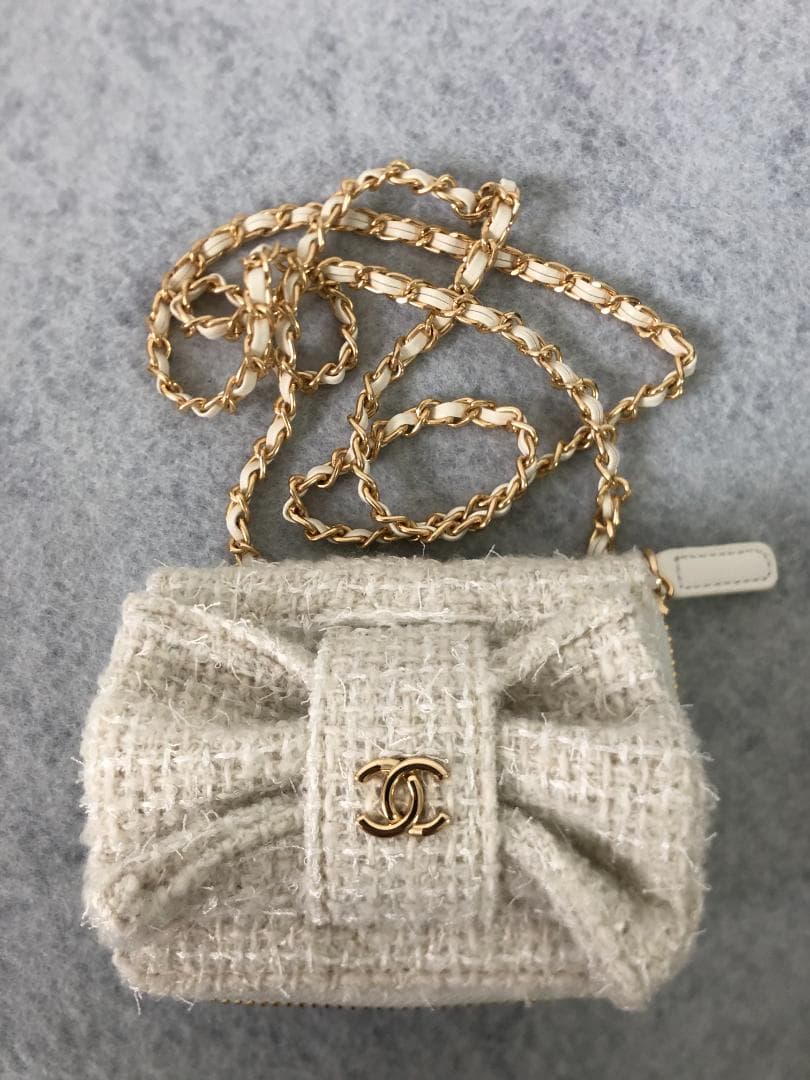 ツイード　ミニバック　ミニウォレット　ノベルティー　カードケース