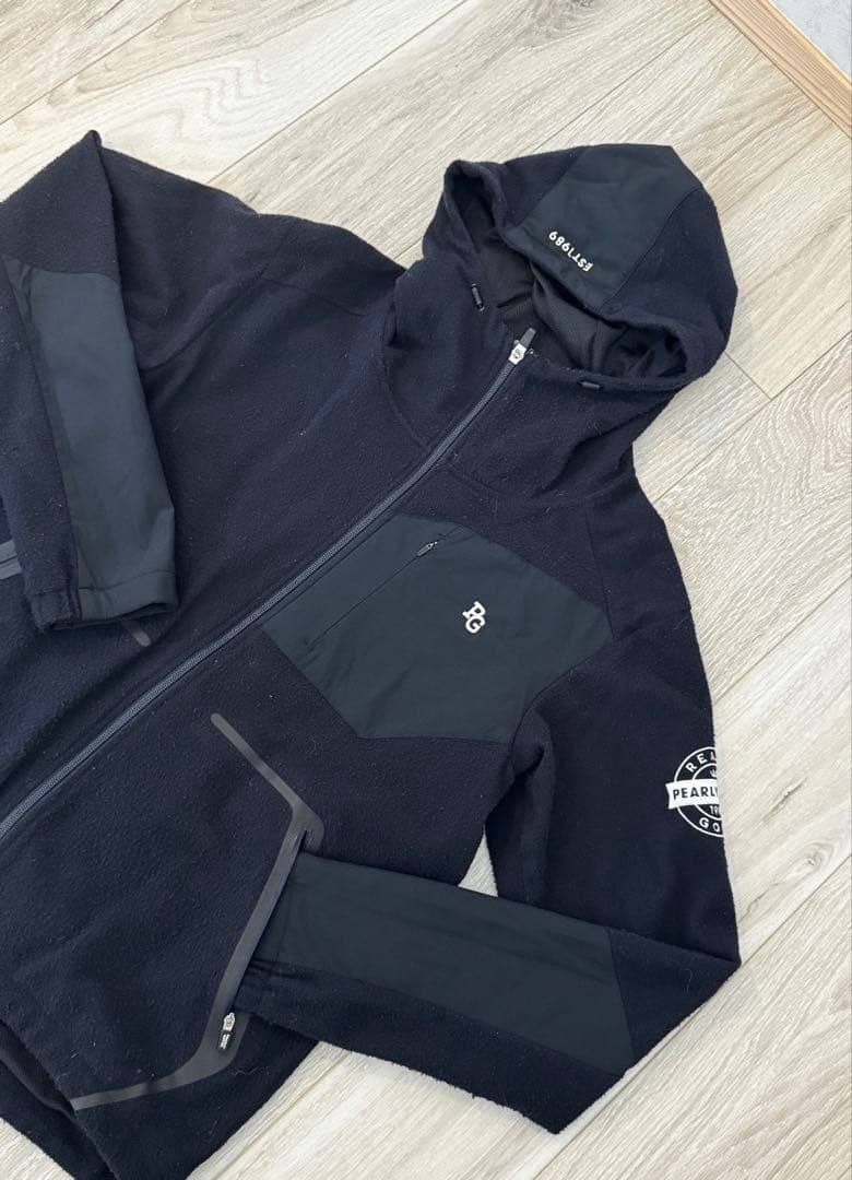 PEARLY GATES パーリーゲイツ フリースパーカー ブラック