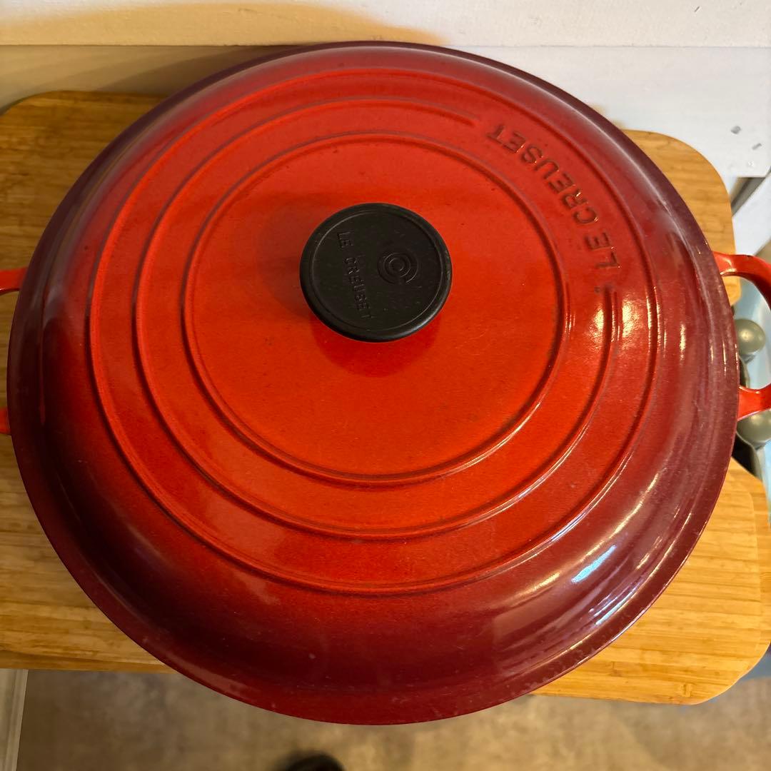 ル・クルーゼ　ビュッフェキャセロール　チェリーレッド30