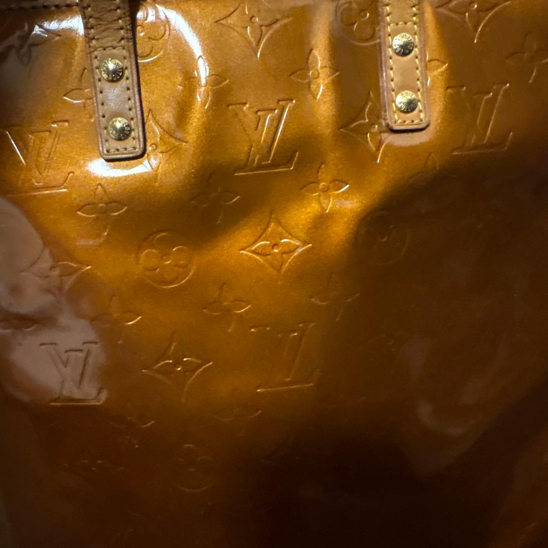 ⭐︎お値下げ⭐︎Louis Vuitton ヴェルニ　ゴールドバッグ