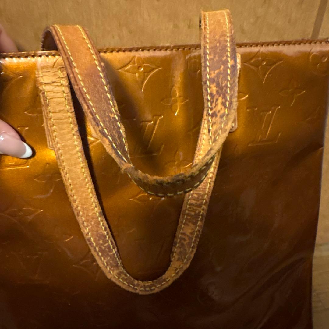 ⭐︎お値下げ⭐︎Louis Vuitton ヴェルニ　ゴールドバッグ