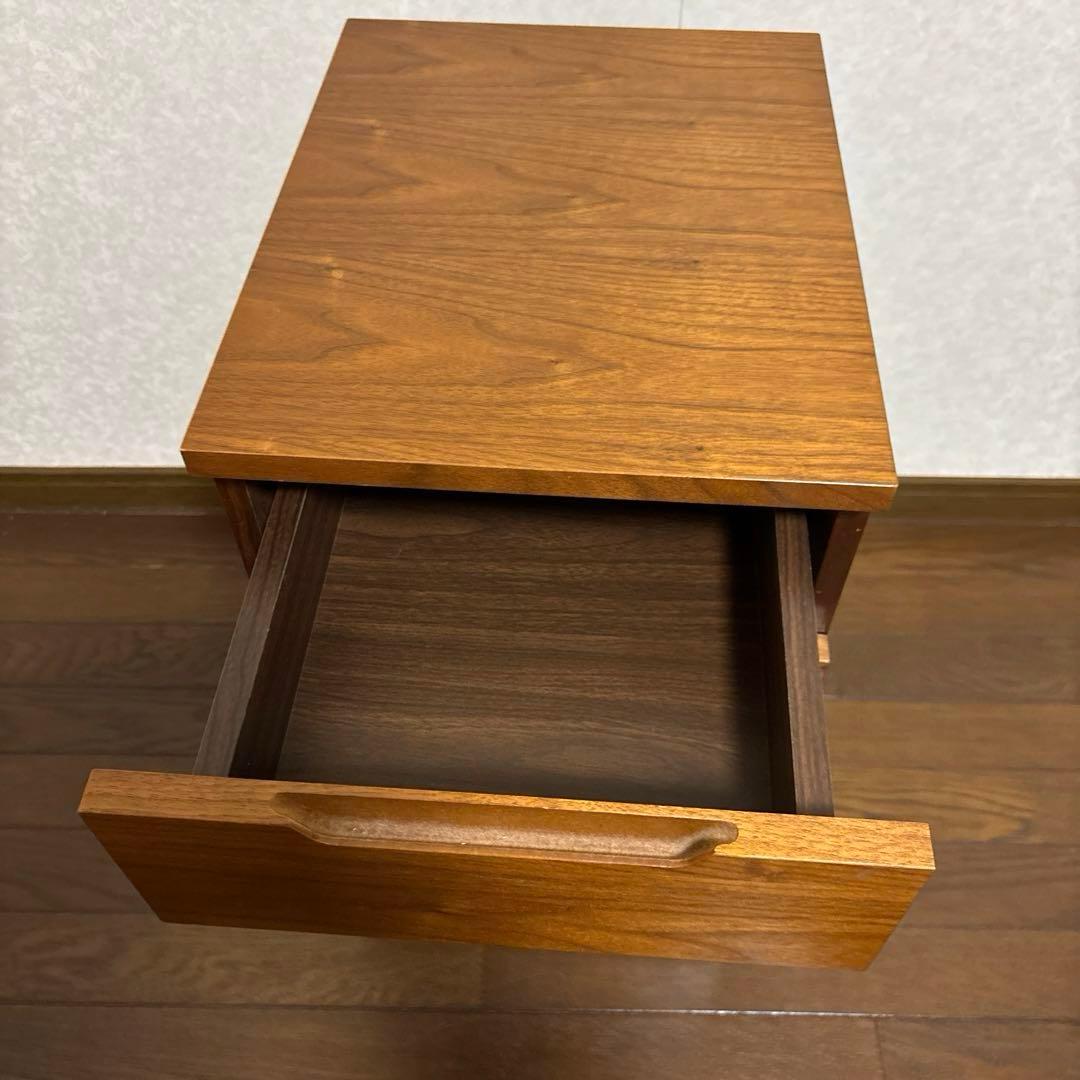 【良品】あずま工芸 デスクワゴン ウォールナット