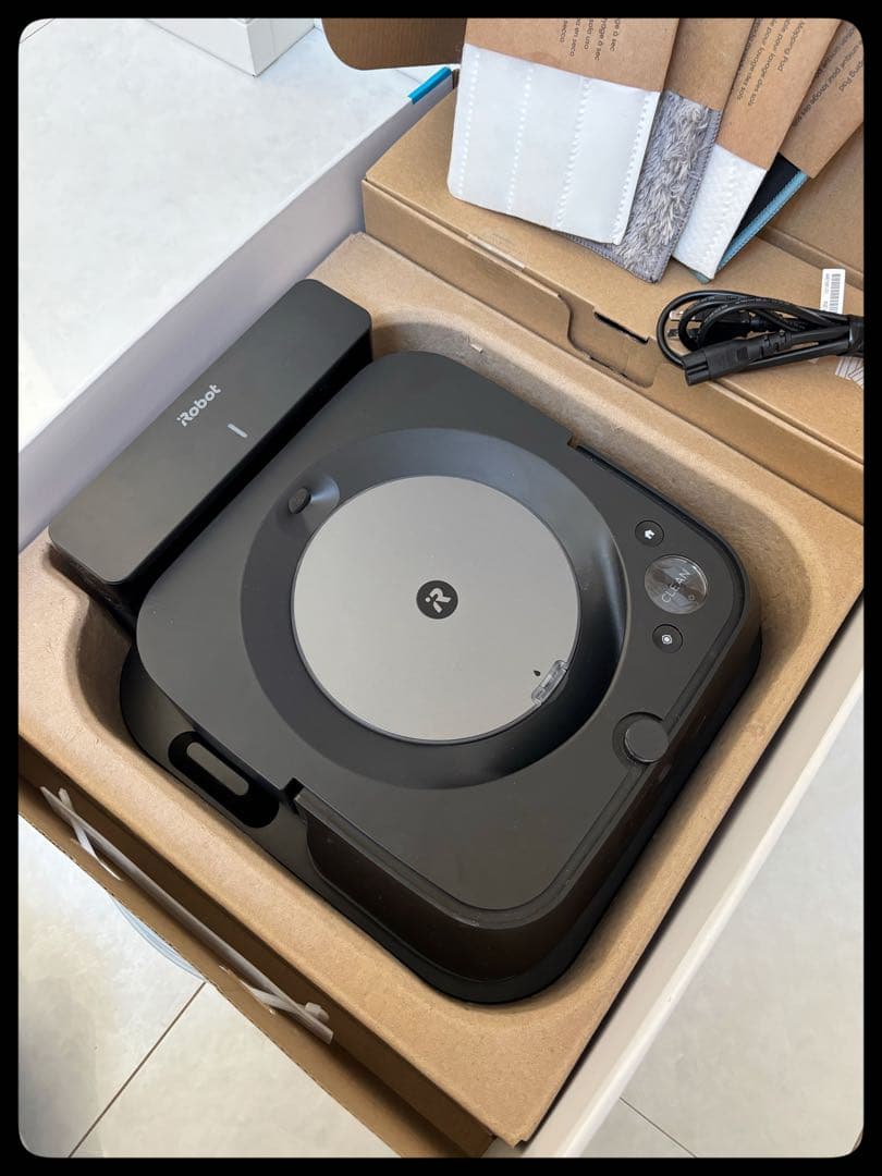 m*ぞ様 【美品】ブラーバジェット m6 iRobot ブラック