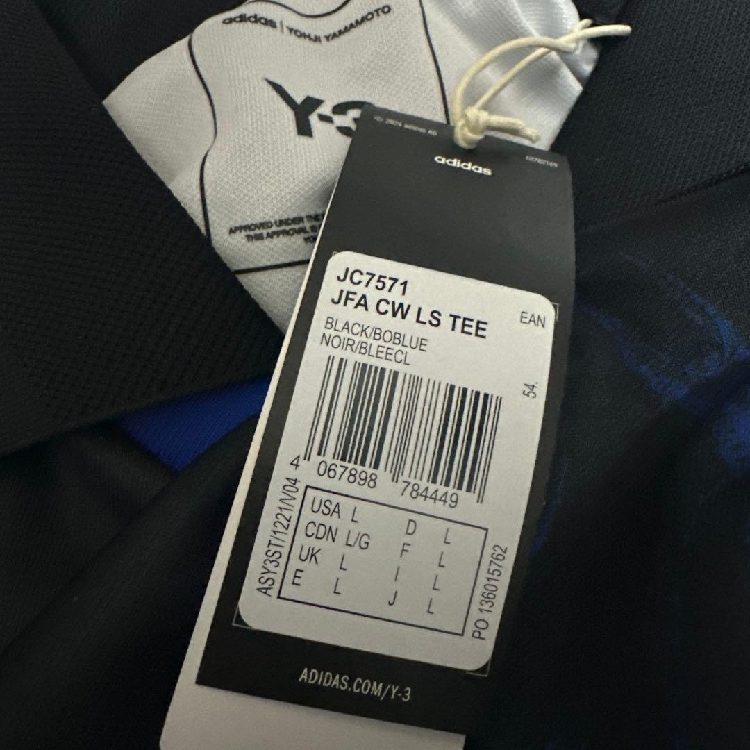 Y-3 サッカー日本代表 CW 長袖Tシャツ Lサイズ　ヨージヤマモト