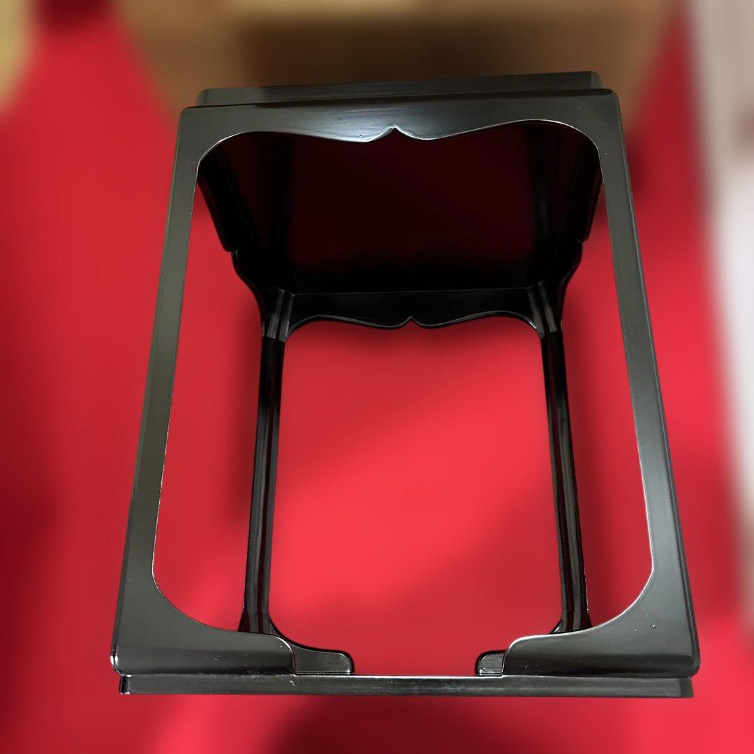 品茶道具 塗師 木製黒真塗 高麗卓 煎茶道具 茶棚 棚 置棚 茶台 水指棚