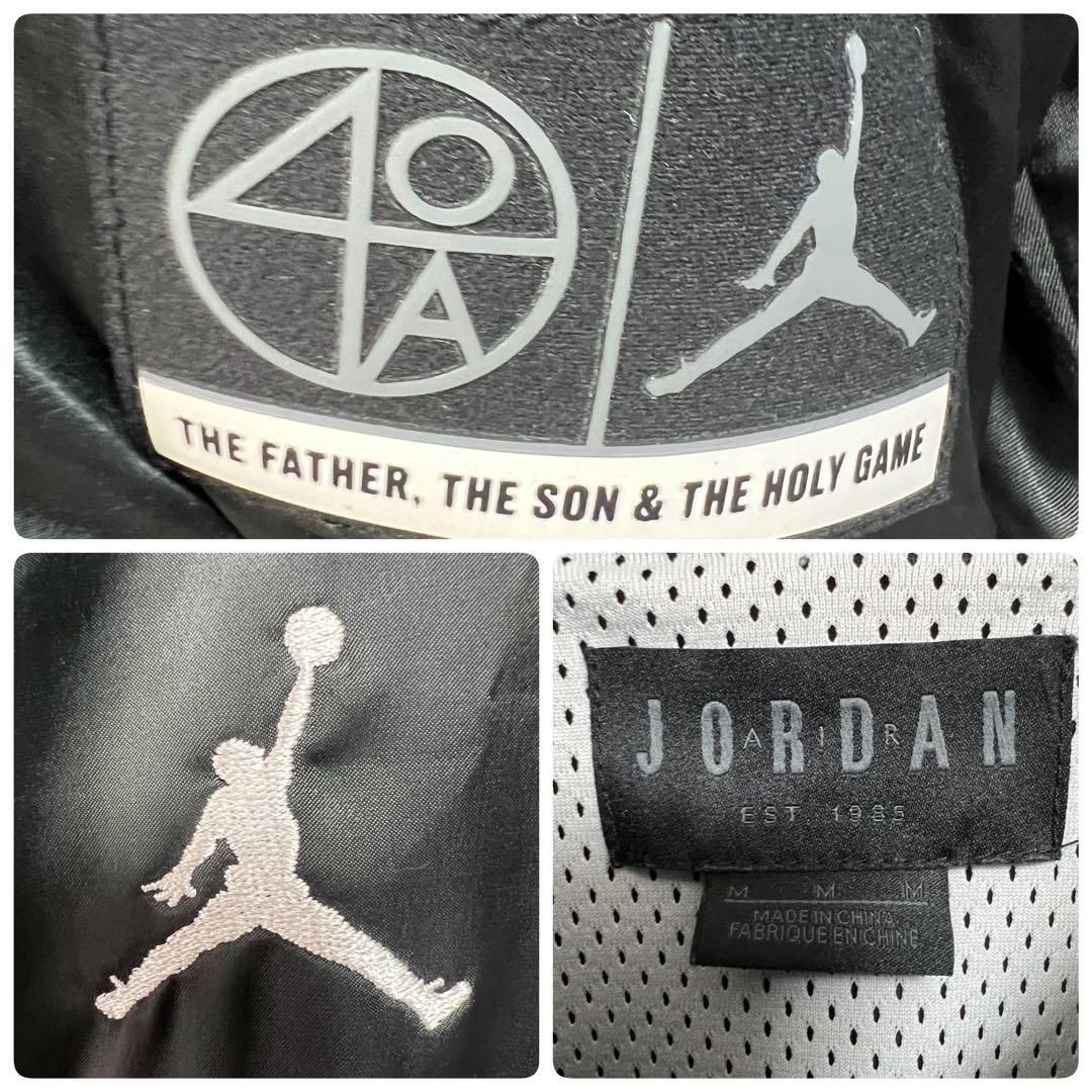 【カッズー】ナイキ ジョーダン✨️サテンジャケット　スタジャン　刺繍ロゴ