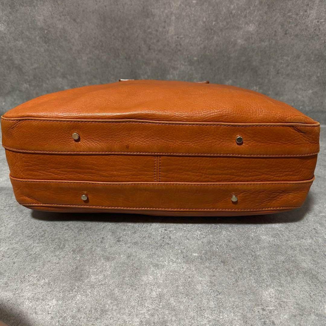 アニアリ　ビジネスバッグ　2way ショルダー　キャメル