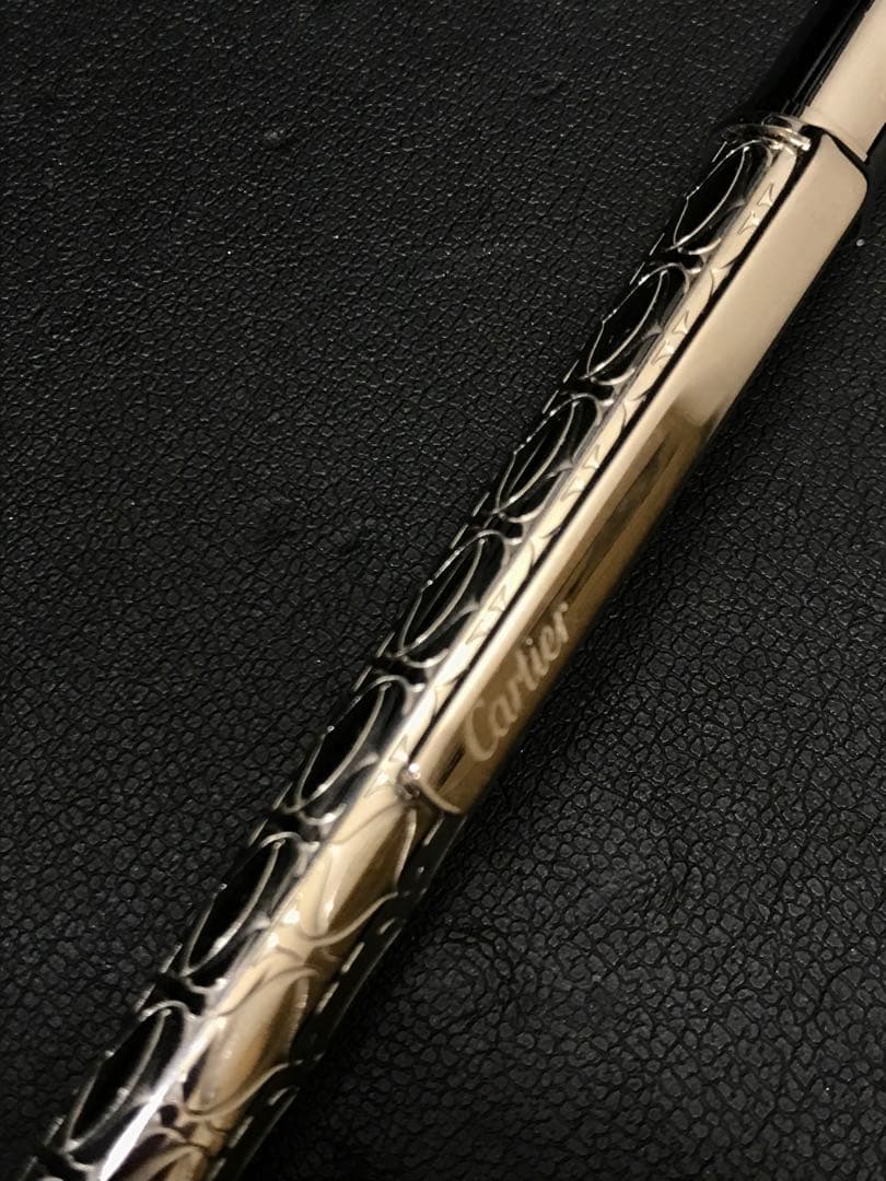 【美品】Cartier サントス ドゥ カルティエ 2C ボールペン シルバー