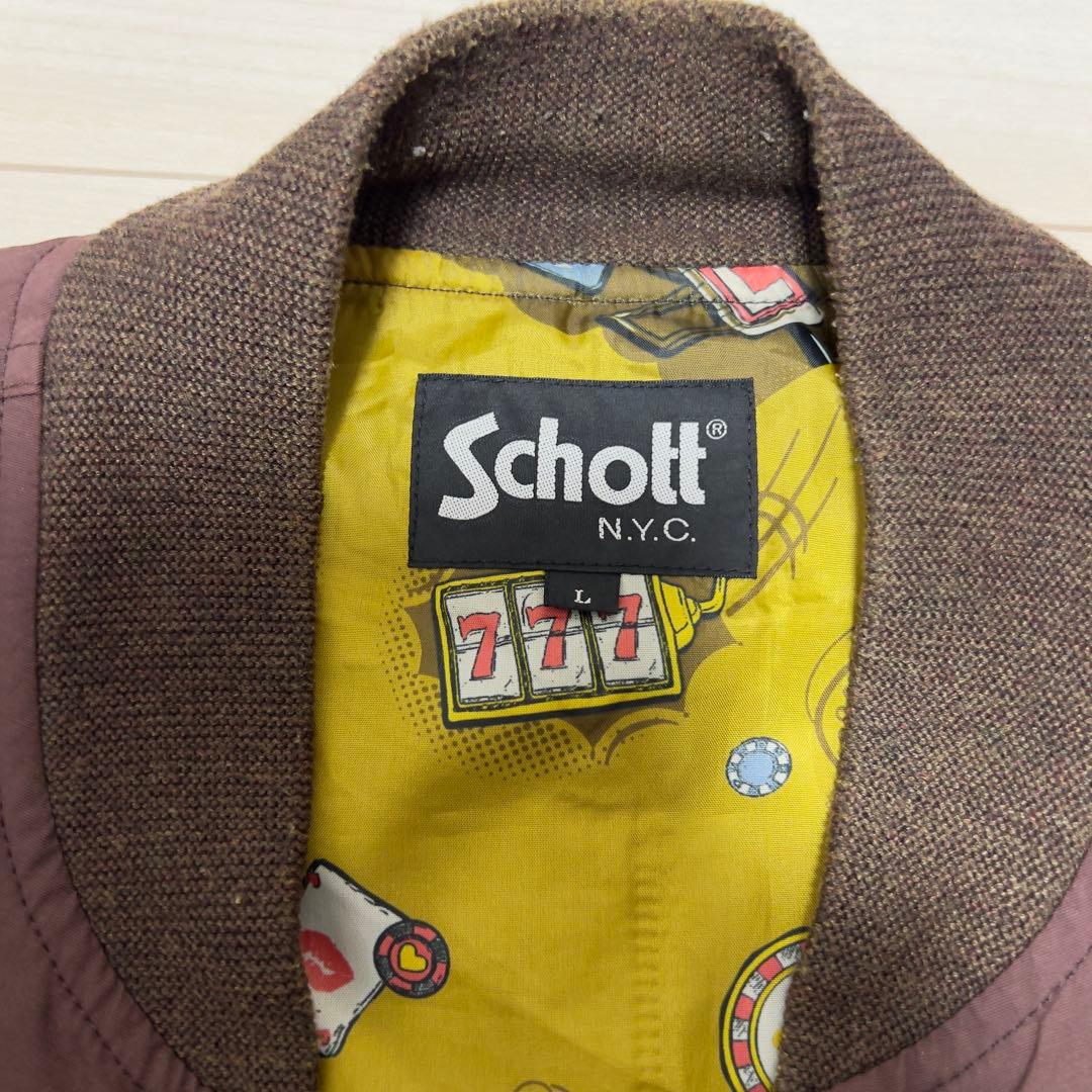 Schott ナイロンジャケット L