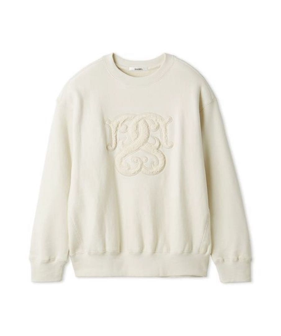 snidel Web限定 ボアロゴスウェット アイボリー