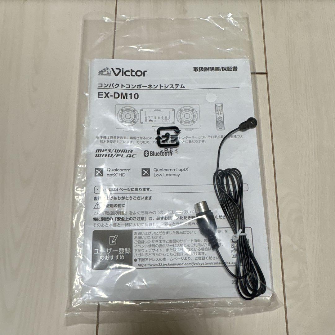 ビクター Victor EX-DM10 スピーカー WOOD CONE