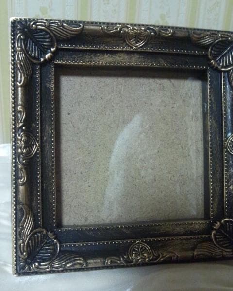 ２個セット☆ クラシカル フォトフレーム ＊ブラック ゴールド b