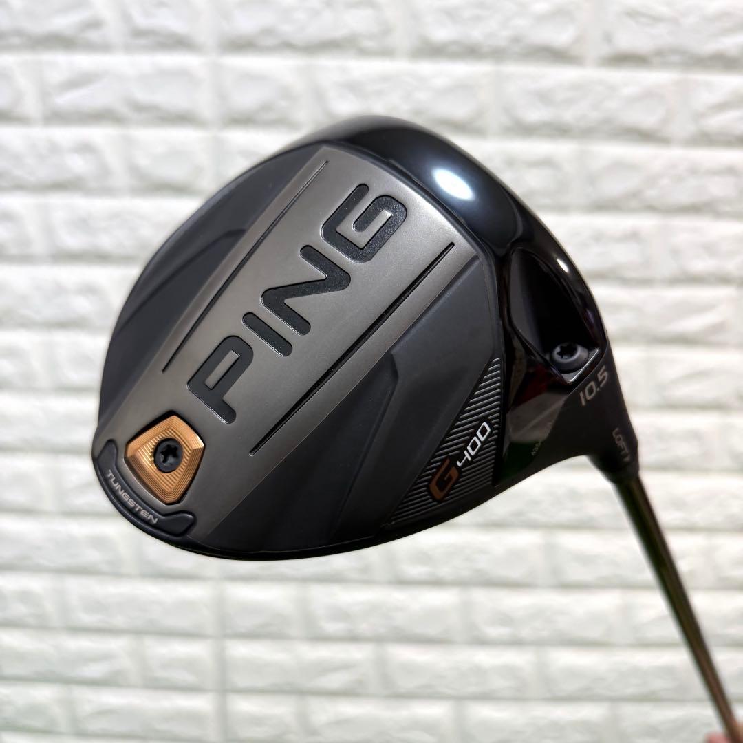 未使用に近い　PING G400 ドライバー　カバー付き　ALTA J CB R