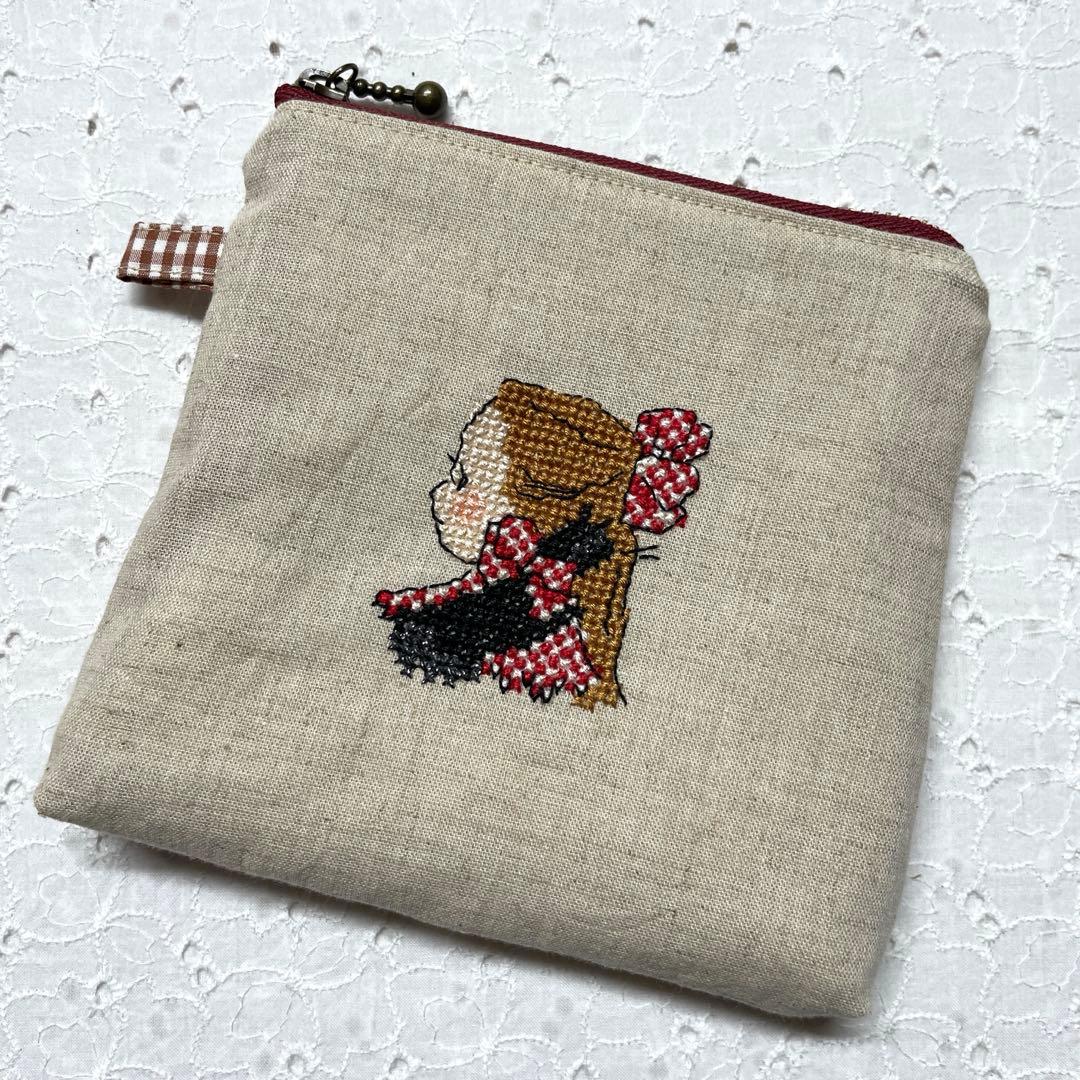 クロスステッチ 完成品 トートバッグ サモイロフ くらはしれい オーダー72