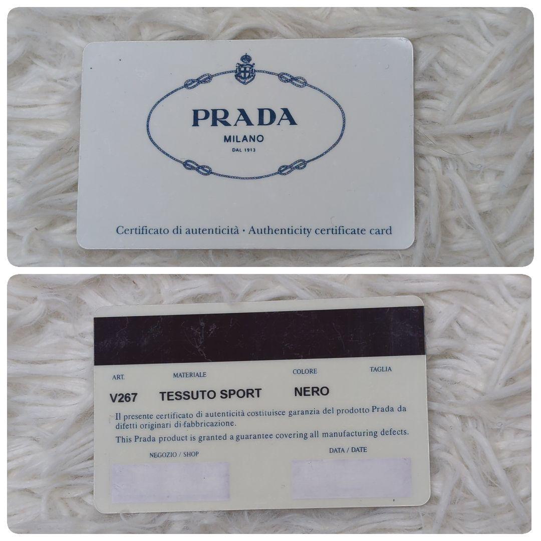 I*O様 美品✨プラダ サコッシュ ナイロン 黒 三角ロゴ シルバー金具 ロゴプ