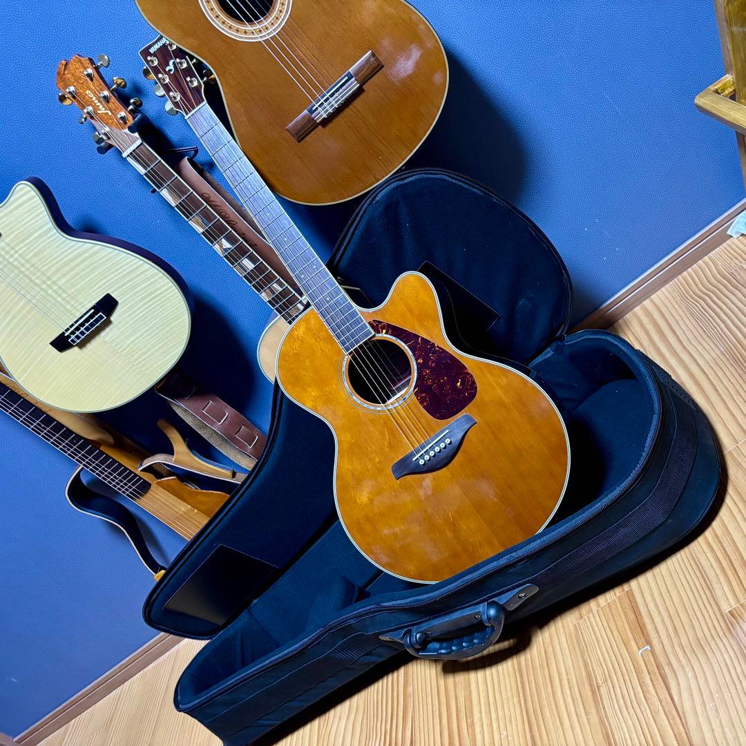 【美品・調整済】YAMAHA fjx730sc エレアコ　専用ギグバッグ付