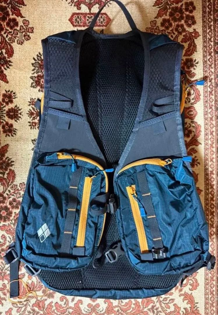 【極美品】モンベル アングラーパック15 ブルーグリーン