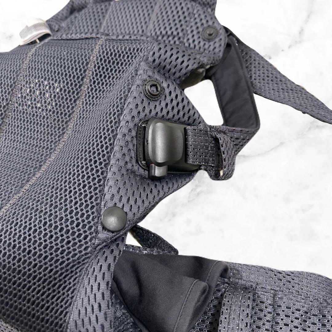 極美品 ベビービョルン ハーモニー 抱っこ紐 ネイビー 腰パット 最上モデル