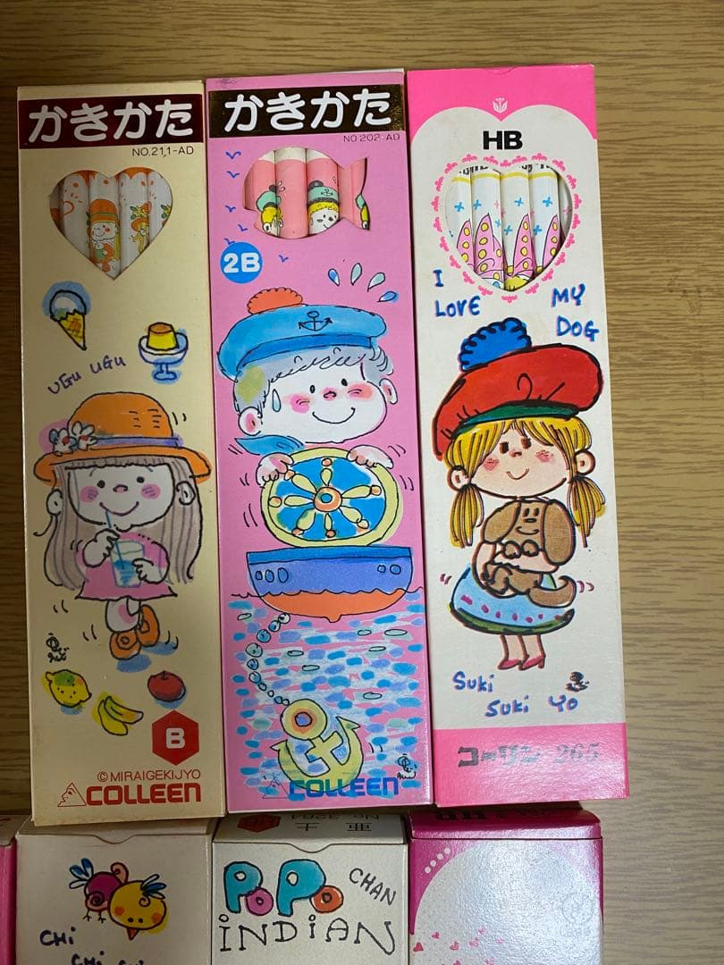 水森亜土　鉛筆まとめ