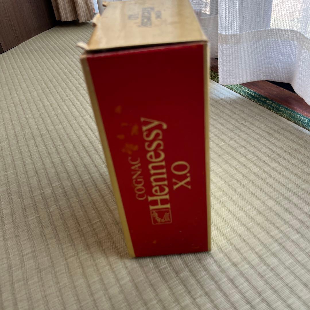 Hennessy COGNAC XO 金キャップ　グリーンボトル　古酒　未開栓