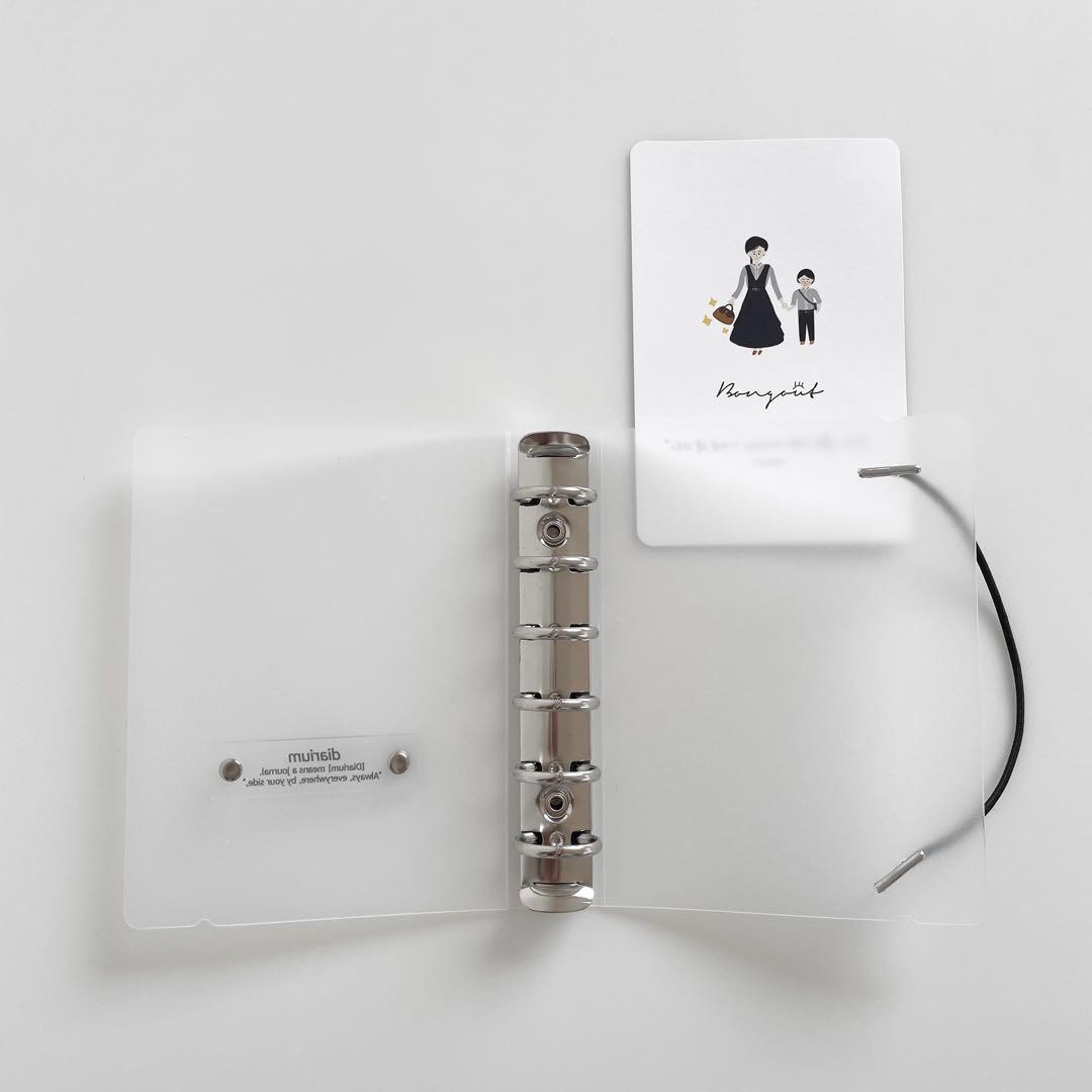 完売品　韓国　バインダー　貯金　リフィル　シール帳　A7 diarium