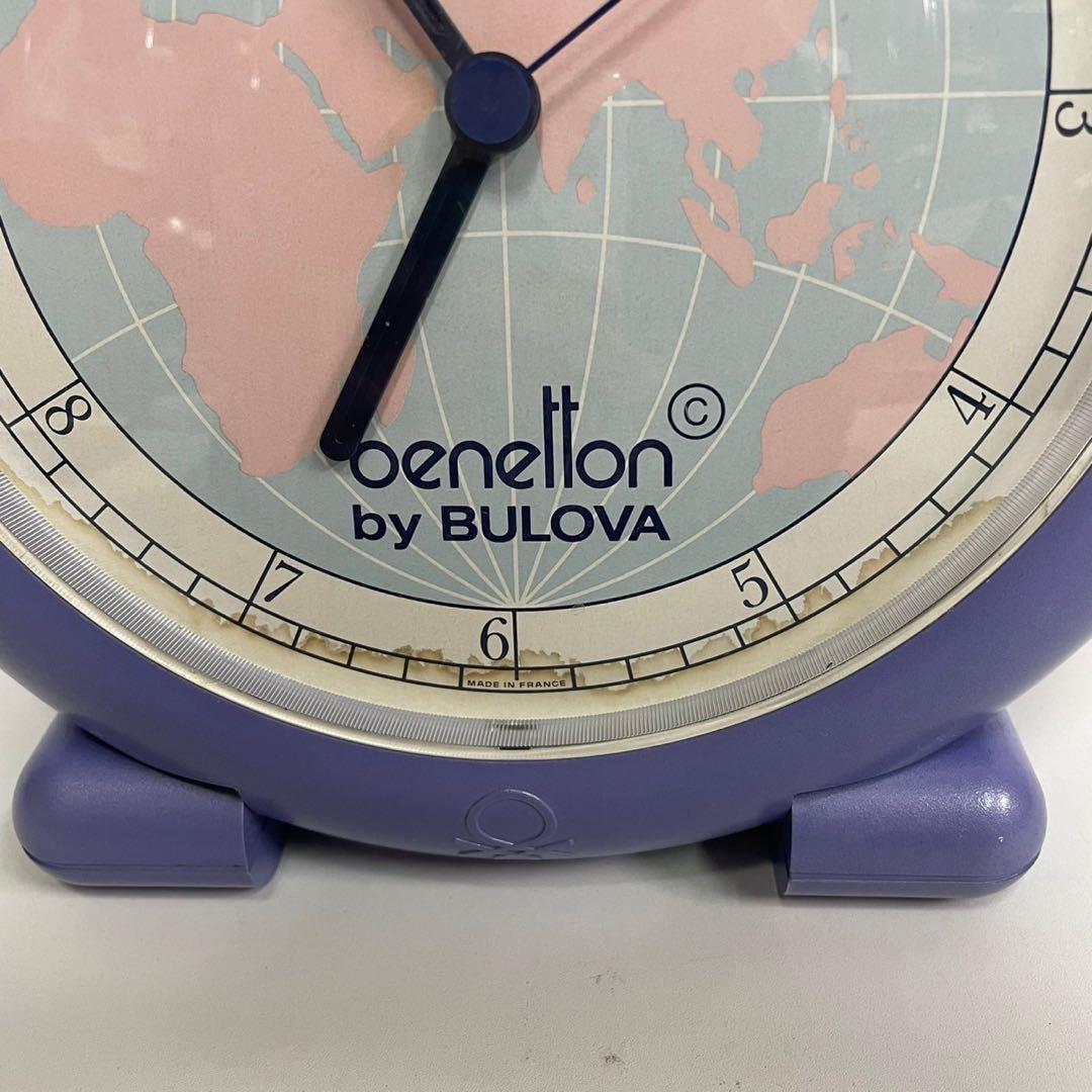 ヴィンテージ　benetton bulova 置時計