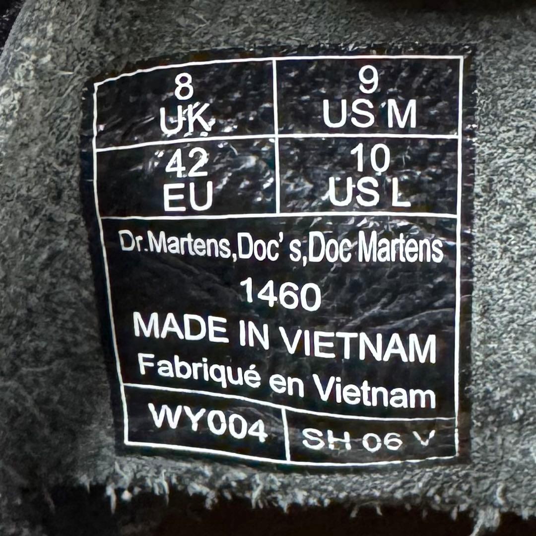 【美品】ドクターマーチン 8ホール 1460 ブラック UK8