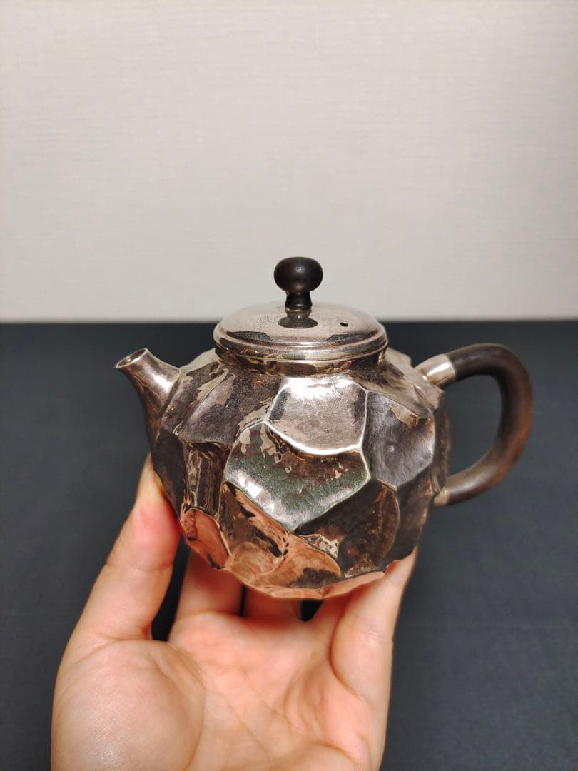 純銀急須　銀瓶　茶道具　214g