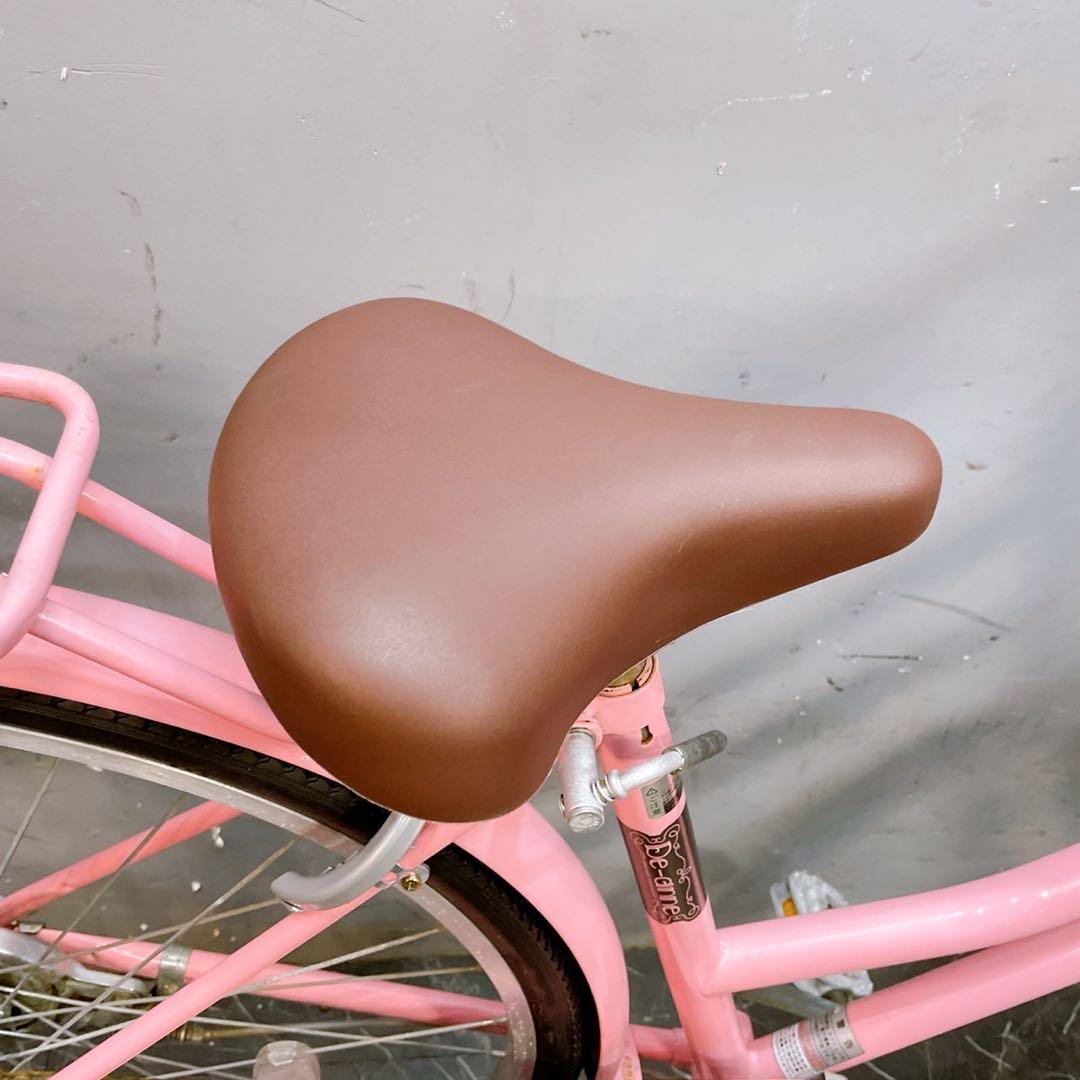 【913】《関西 引き取り》一般車 ママチャリ De-anne ピンク