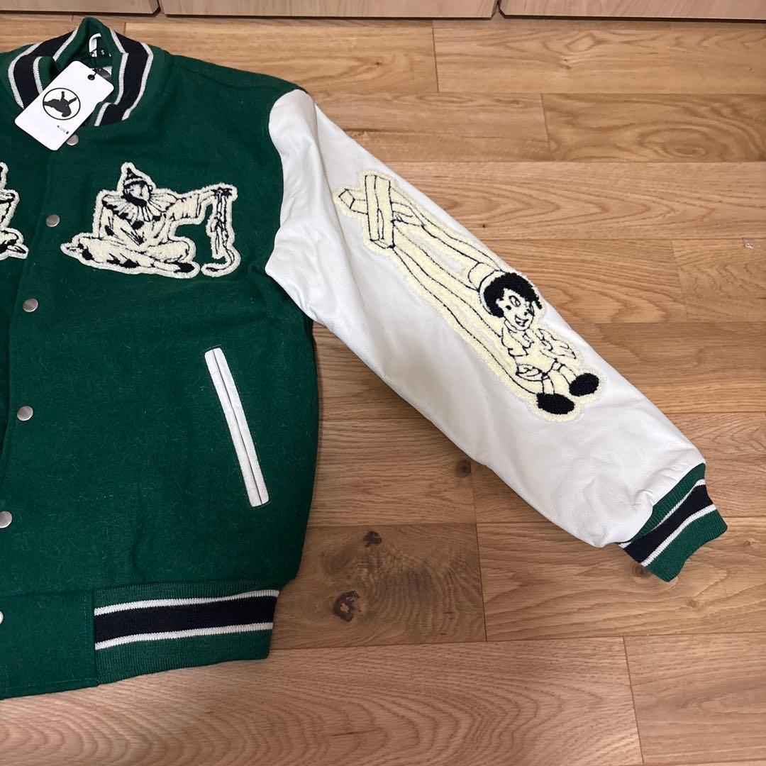 新品未使用 Basketcase JKT 緑色スタジャン
