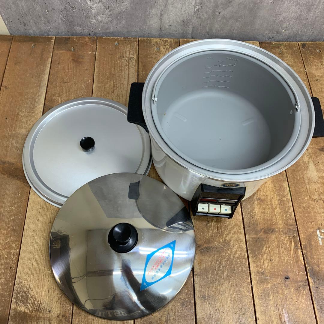B-壁 【希少・昭和レトロ】ナショナル（松下電器）炊飯器 5合炊き