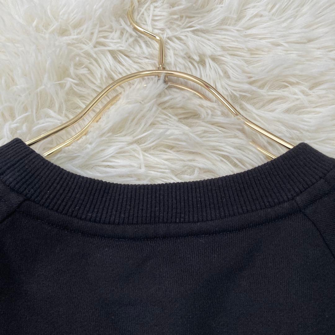 agnes b. スウェット ブラック 2 カジュアル 着回し ロゴ入り