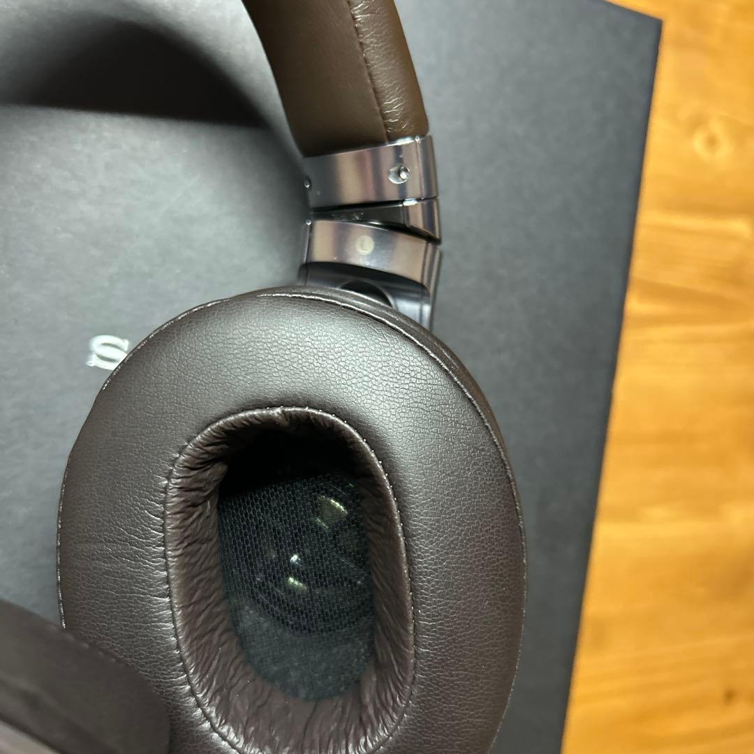 【美品】SONY MDR-1A ステレオヘッドホン シルバー　ハイレゾ対応