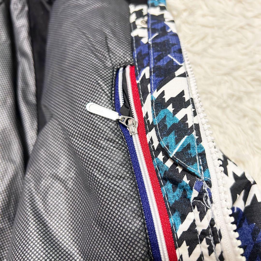 FILA フィラ スキー スノーボード ウェア 総柄 千鳥柄 トリコロール M