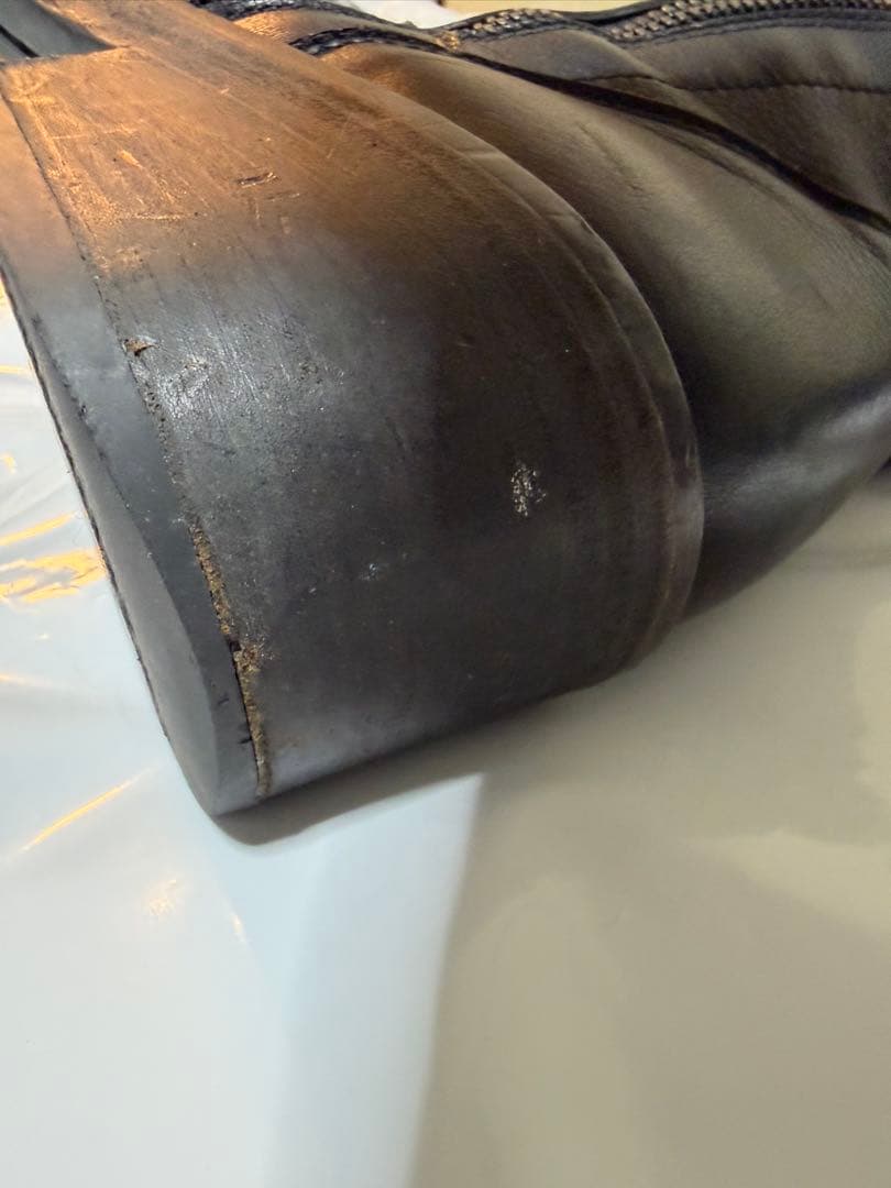 y*o様 Ann Demeulemeester レザーロングブーツ 黒 37.5