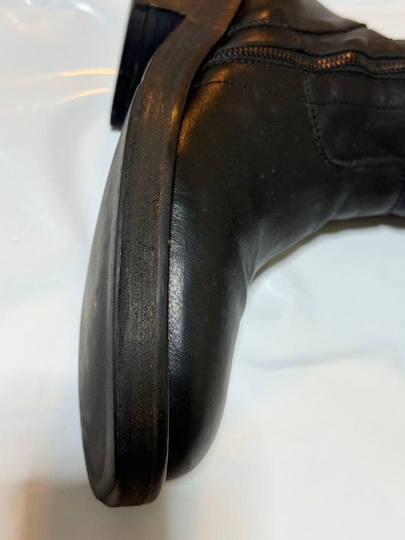 y*o様 Ann Demeulemeester レザーロングブーツ 黒 37.5