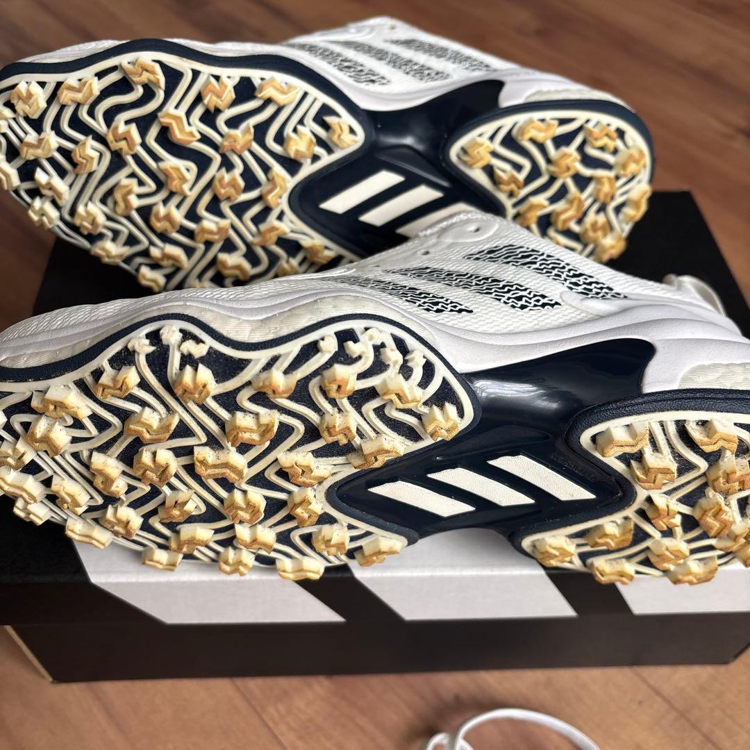 アディダスゴルフ◇コードカオス25 25.5cm ホワイト×ネイビー